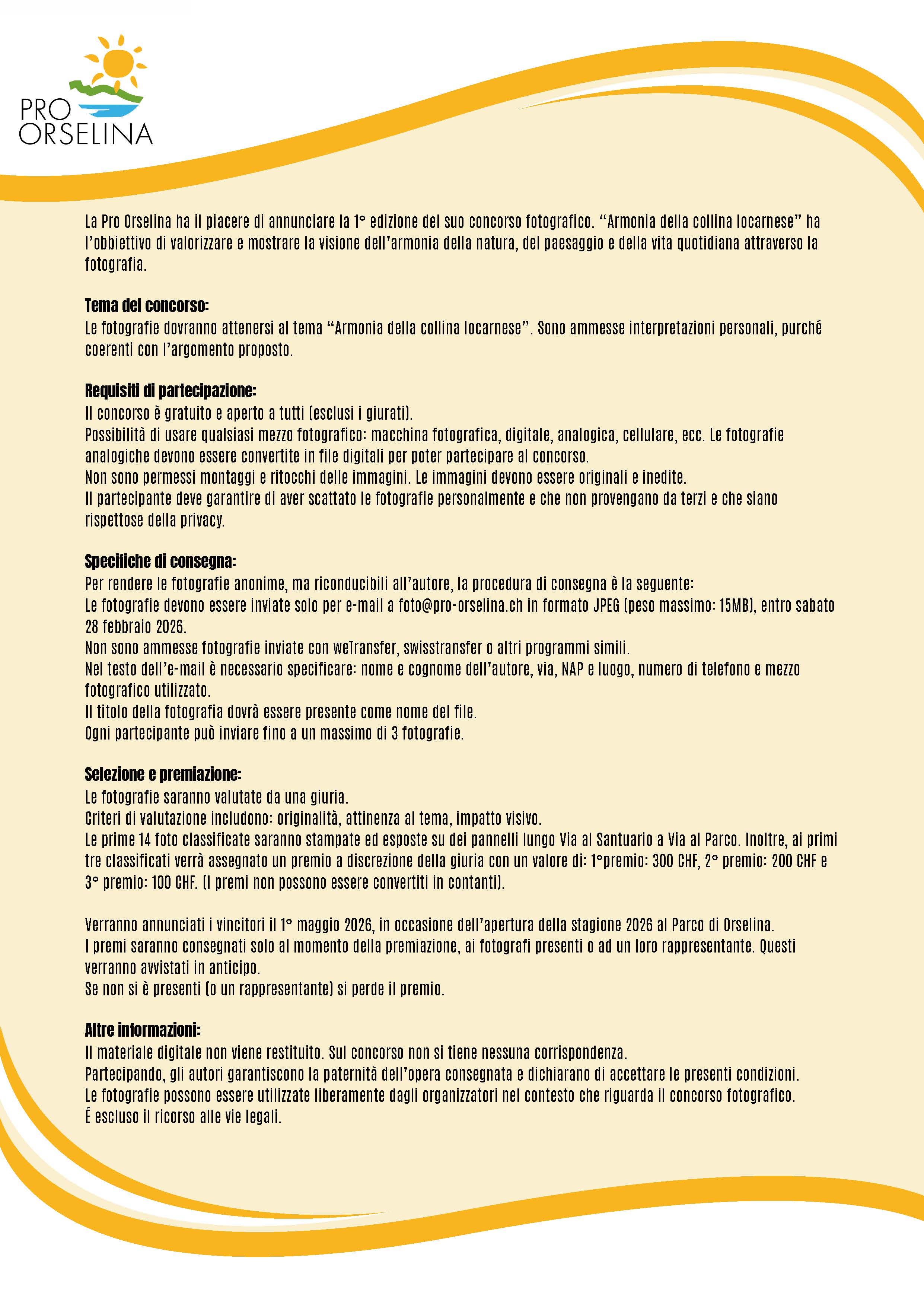 Concorso fotografico con bando Pagina 2