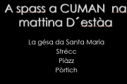 A spass a CUMAN  na matina d´estàa